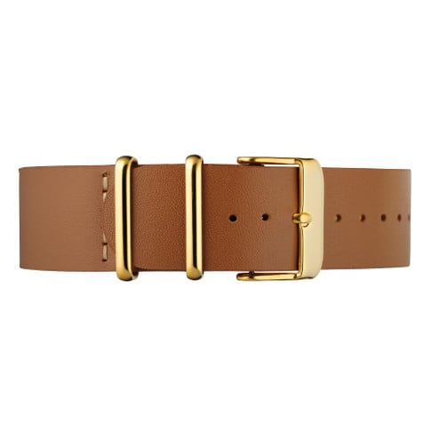 Light Brown Vegan Leather 20mm