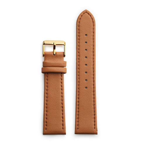Brown Vegan Leather 20mm